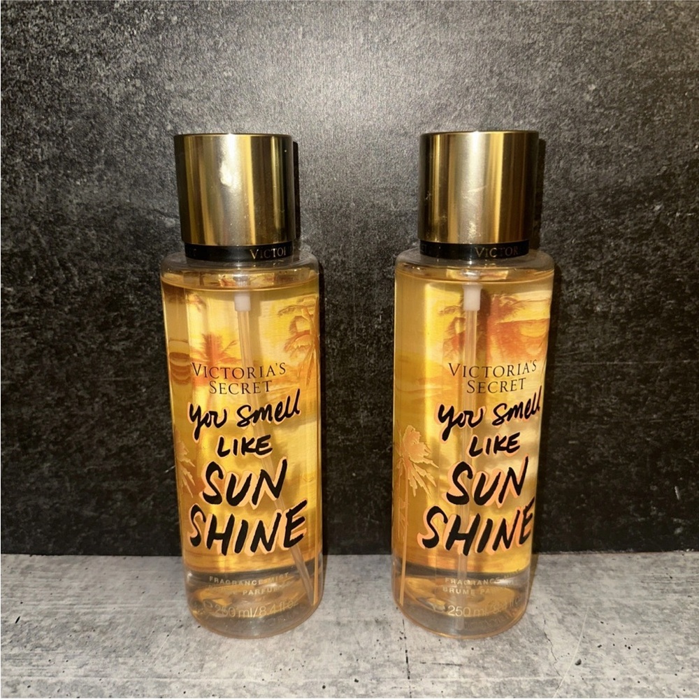 2 Lot Victoria's Secret You smell like sun shine Mist 8.4